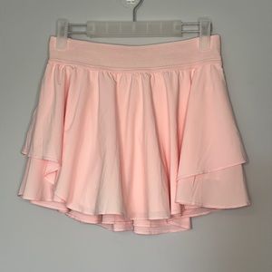 Lululemon Womens Pink Court Rival HR Skirt Strawberry Milkshake Size 6